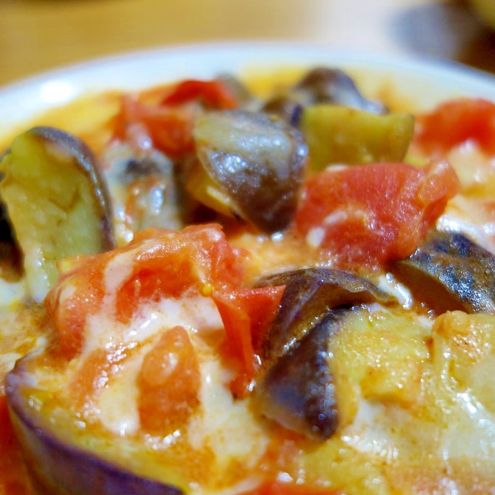 なんちゃってイタリアン ナスとトマトのチーズ炒め レシピ 作り方 By キリンu 楽天レシピ